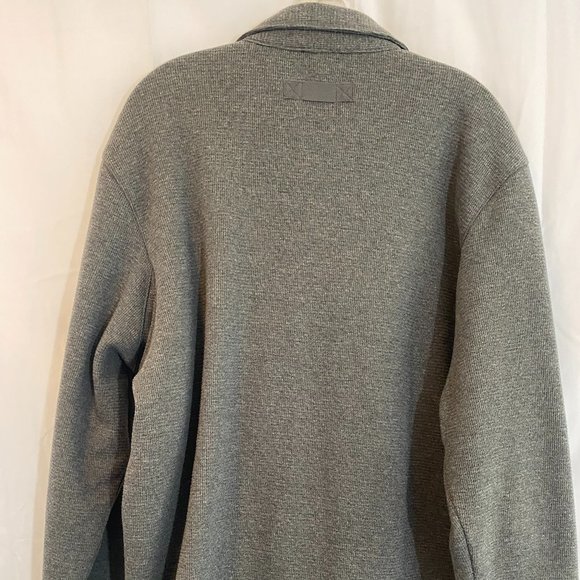 Duluth Trading Gray Long Sleeve Sherpa Lined Sweater Jacket NWOT Men's Size L - Picture 10 of 12